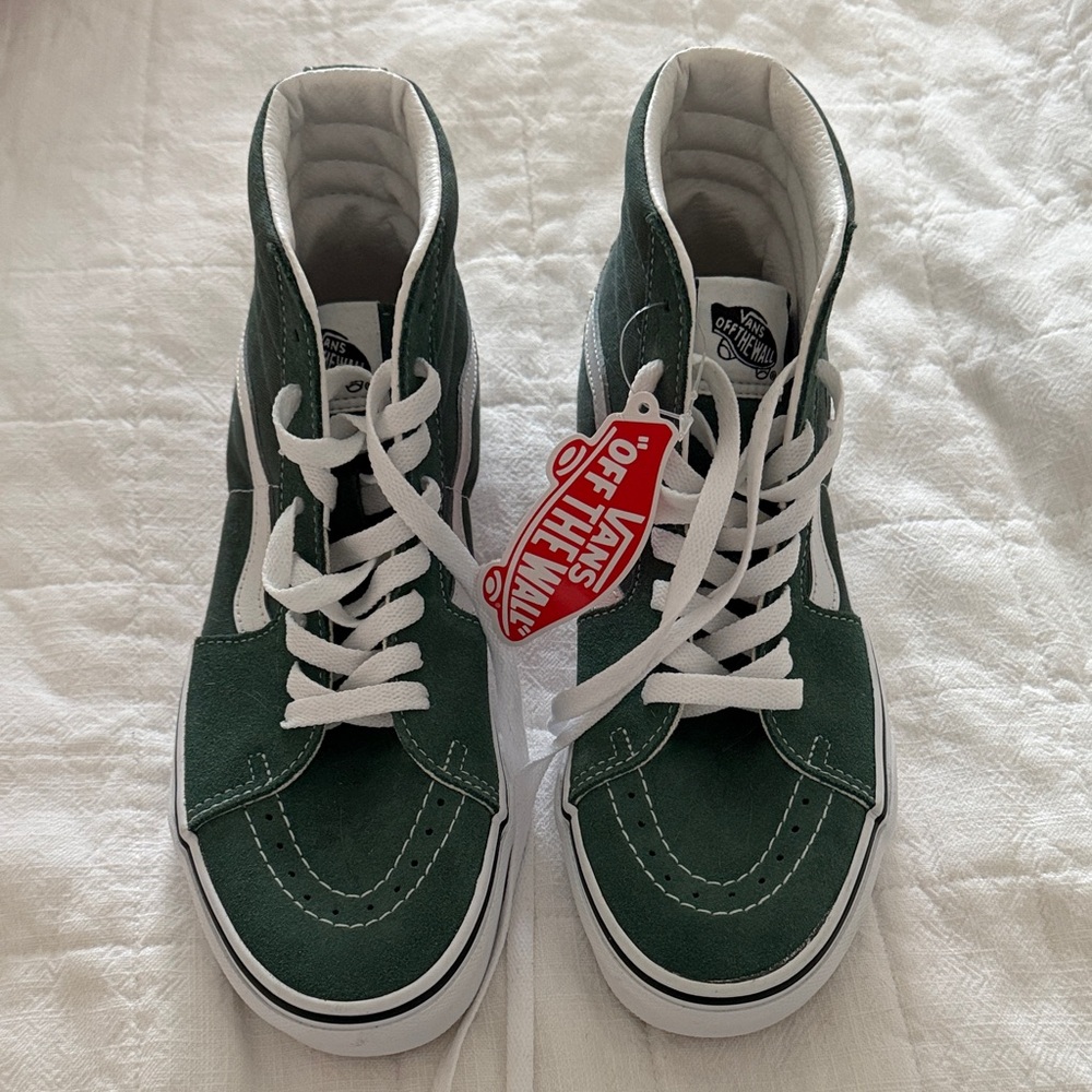 Vans Forest Green High-Top Sneakers